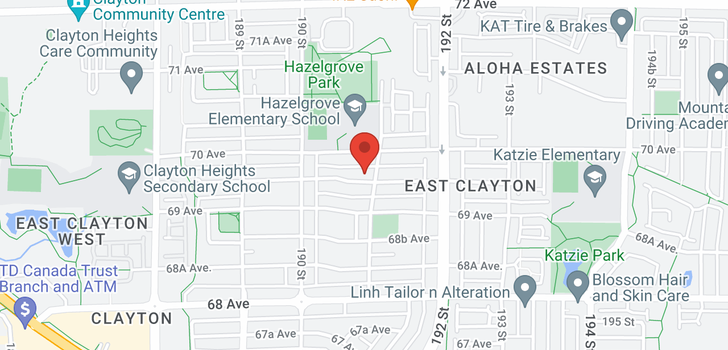 map of 19087 69A AVENUE